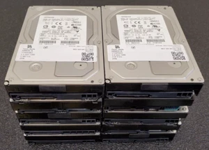 Lot of 10 Mixed Major Brands 2TB SAS 7200RPM 3.5" SERVER Hard Drives HDD - Picture 1 of 4