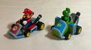 Nintendo Mario Kart Racers - Pull Back Yoshi & Mario - Jakks Pacific - Picture 1 of 2