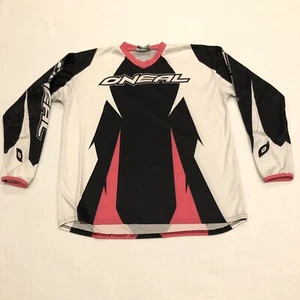 Oneal Jersey Girls XL White Motorcross mx Off Road Riding Shirt Racing - Picture 1 of 11