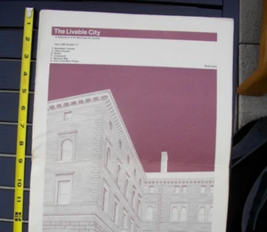 THE LIVABLE CITY New York City April 1980 1980 Zeitschrift Municipal Art Society - Bild 1 von 20