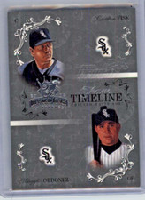 2003 Diamond Kings Hawaii Trade Conference Carlton Fisk & Magglio Ordonez 25/50