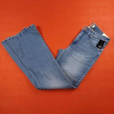 NWT Kut From The Kloth Women's ANA Fab Ab Flare High-Rise Stretch Jeans Size 8 - Image 1 of 4