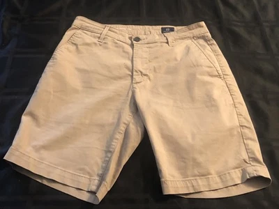 Adriano Goldschmied AG The Wanderer Shorts 30R Tan Khaki Chino Preppy Cotton 8" - Image 1 of 4