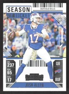 2024 Panini Contenders #11 Josh Allen Season Ticket Retail - Picture 1 of 2