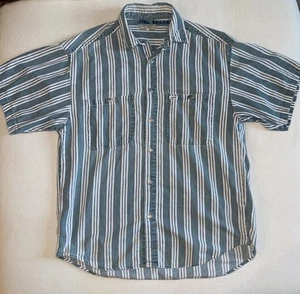 Guess Jeans Men’s Short Sleeve Button Up George’s Marciano Design Size Medium - Picture 1 of 7