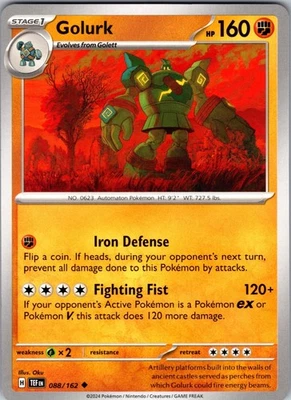 Golurk 088/162 Uncommon Regular SV05: Temporal Forces NM - Image 1 of 2