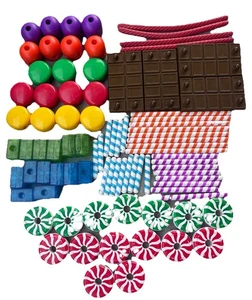 Learning Resources Candy Construction Building Set 86 Pc Stem Holiday Christmas - Picture 1 of 5