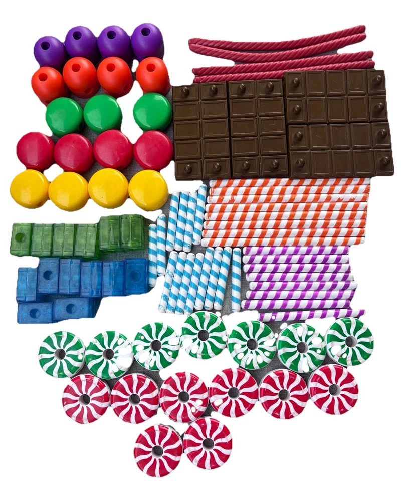 Learning Resources Candy Construction Building Set 86 Pc Stem Holiday Christmas - Image 1 of 4