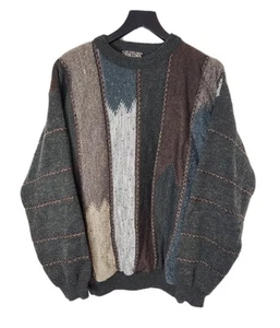 Vintage Style Cortina Italia Brown Sweater Size Large - Picture 1 of 5