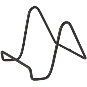 Bard's Vinyl Covered Black Wire Easel Stand, 4" H x 3.5" W x 5.5" D - Picture 1 of 1