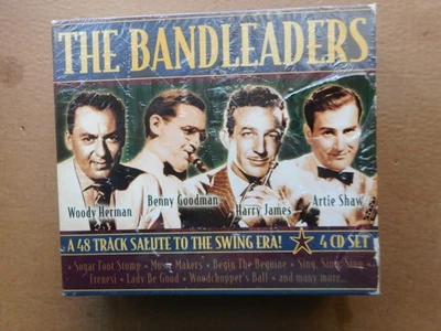 🎵THE BANDLEADERS 4 CD SET 48 TRACKS, NEW AND SHRINKWRAPPED - FREE SHIPPING Foto 1 de 2