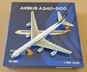 1:400 Airbus A340-500 Singapore Airlines 9V-SGC - Picture 1 of 3