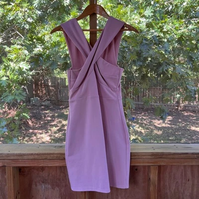Lulus Pink Cross Front Mini Dress Size S. NEW - Image 1 of 4