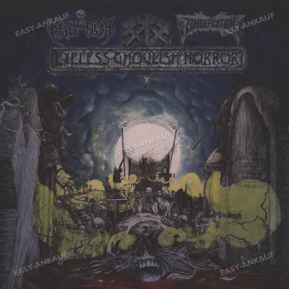 Revel In Flesh / Zombiefication - Eyeless Ghoulish Horror 7" Single 2015 ' - Image 1 of 1