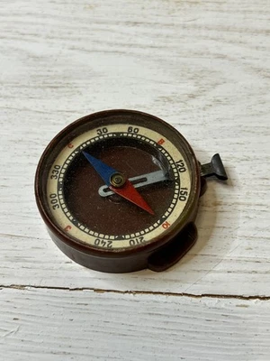 Bússola soviética antiga, URSS – Ferramenta de navegação militar - Imagem 1 de 4