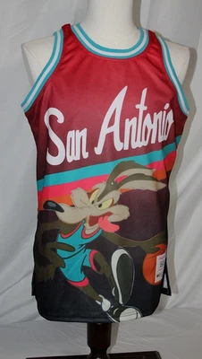 Headgear Classics Men's M Wile E. Coyote Basketball Jersey San Antonio Tank - Image 1 of 4