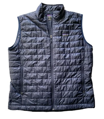 Patagonia Nano Puff Vest  Blue Full Zip Outdoors Hiking Men’s Size XL - Image 1 of 4
