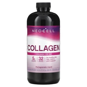 2 X NeoCell, Collagen Type 1 & 3 Liquid, Pomegranate , 16 fl oz (473 ml) - Picture 1 of 2
