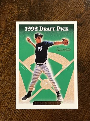 1993 Topps Gold #98 Derek Jeter Rookie RC Parallel Yankees Foto 1 de 2