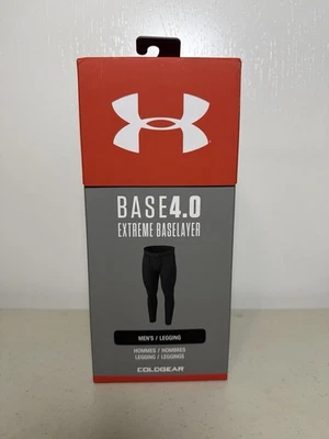 Under Armour ColdGear Base 4.0 Extreme Baselayer Leggings Black Men’s Size 2XL - Image 1 of 4