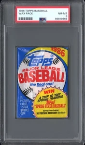 1989 Topps Baseball Wax Pack PSA 8 NM-MT - Picture 1 of 2