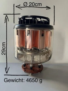 Gigantische sowjet. russische Impuls Senderöhre Elektronen Röhre GMI-2B, 28x20cm - Bild 1 von 22
