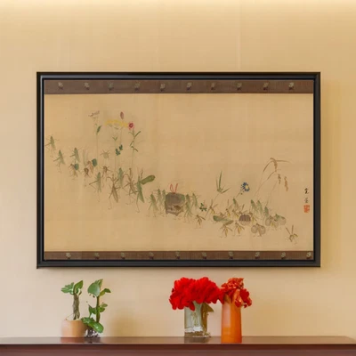 Procession of Insects by Nishiyama Kanei Canvas/Poster Wall Art - Image 1 of 2