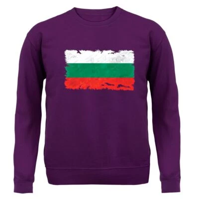 Bandera de Bulgaria - Sudadera con Capucha/Suéter Adulto - Banderas Búlgaras País Sofía Capital Foto 1 de 3