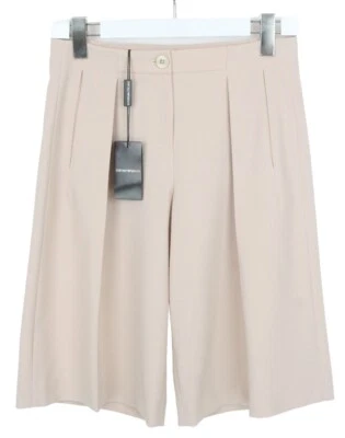 EMPORIO ARMANI  Shorts Women's US 36 Pleated Lightweight Pink Pockets Regular - Image 1 of 4