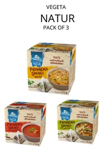 VEGETA PODRAVKA NATUR SUPPE GEWÜRZPYRAMIDE TOMATE HÜHNER GEMÜSE 6X5G 3er PACK - Bild 1 von 4