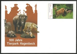 USo 133 - Tierpark Hagenbeck - Rehe - Zebra, Elefant, Tiger, Eisbär - 55+25 Cent - Bild 1 von 1
