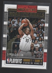 DeMAR DeROZAN 2018-19 PANINI HOOPS ROAD TO THE FINALS CARD #11   /2018