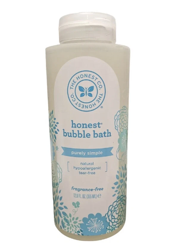 The Honest Company Purely Simple Bubble Bath Fragrance 12 Fluid Ounce