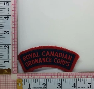Royal Canadian Ordnance Corps Canada Army Jacket Vest Patch Crest Badge - Picture 1 of 1