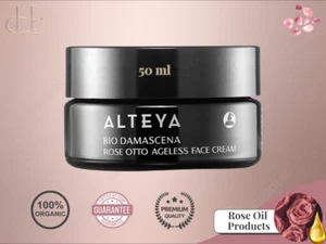 Alteya Bio Rose Otto Ageless Face Cream 50ml – Hydrating & Anti-Aging Care - Picture 1 of 16