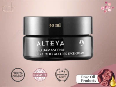 Alteya Bio Rose Otto Ageless Face Cream 50ml – Hydrating & Anti-Aging Care - Image 1 of 4