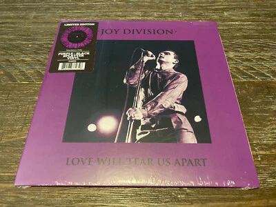 Joy Division "Love Will Tear Us Apart" 7 (Vinyl,Cleopatra) Purple/Black Splatter - Image 1 of 2