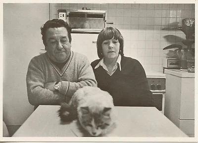 POSTCARD / CARTE POSTALE PHOTO JEAN PIERRE CHOPIN JOJO MILOR FRANCINE / CAT CHAT - Photo 1/3