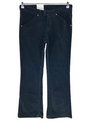 Pantalones de terciopelo GANT gris oscuro corte boot regular para mujer W29 Foto 1 de 4