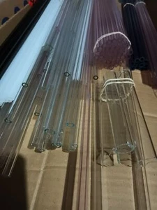 Glass Tubing Factory Offcuts - Pyrex Borosilicate 3.3 Glass Blowing Crazy Value! - Picture 1 of 4