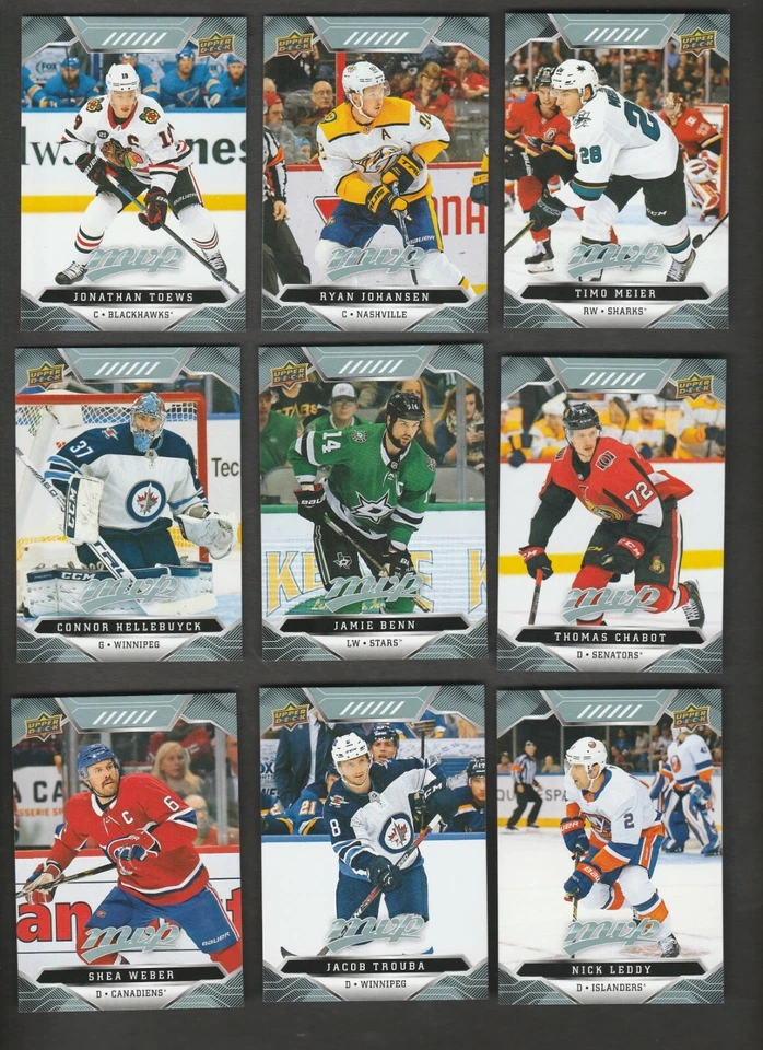 JAMIE BENN #75 2019-20 UPPER DECK MVP HOCKEY SET BUILDER (NM/MT)**** - Image 1 of 1