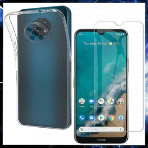 For NOKIA G50 CLEAR CASE + TEMPERED GLASS SCREEN PROTECTOR SHOCKPROOF COVER G 50 - Picture 1 of 12