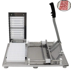 Manual Wear Meat Kebab Machine Manual Meat Rapid Skewer 10-Strings Outdoor BBQ - Picture 1 of 24
