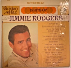 JIMMIE RODGERS 15 GOLDEN HITS 1967 VINTAGE DOT PRESSING VINYL RECORD ALBUM LP - Picture 1 of 2