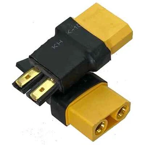 2 PACK XT90 Female to FITS Traxxas TRX Male Wireless Adapter - Picture 1 of 1