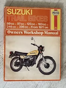 Haynes Manual 218 - Suzuki Trail Bikes, 1971 on - Picture 1 of 1