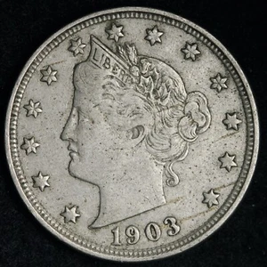 1903 Liberty V Nickel CHOICE XF+ E212 DNS - Picture 1 of 2