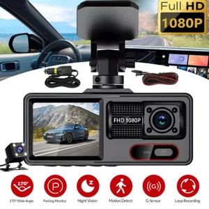 1080p Three Lens Car Recorder W/Wifi Night Vision 170 ° Wide Angle Recorder - Picture 1 of 11
