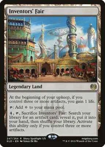 Inventors' Fair - MTG Rare Kaladesh Legendary Land - Picture 1 of 1