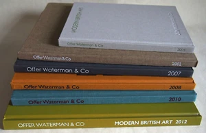 MODERN BRITISH ART  / OFFER WATERMAN & Co 6 X HDBK CATALOGUES ILLUS. / 2002 - 12 - Bild 1 von 7